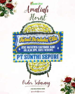 Papan Bunga Duka di Kombos Barat